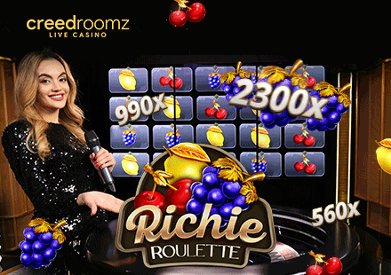 Richie Fruits Roulette Show Oyunu - Meyve Temalı Casino | VertuBet